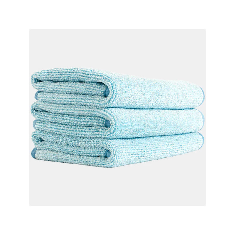 WINDOW EXTREME - PREMIUM MF TOWEL - 16"X16" - BLUE 3 PACK (550 GSM)