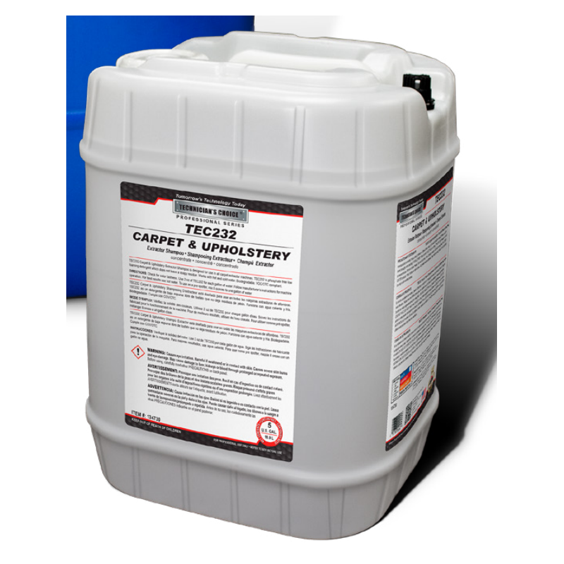 TEC232 Carpet & Upholstery Extractor Shampoo