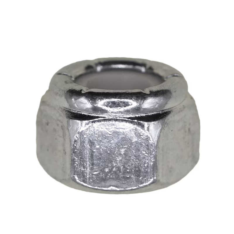 1/4-20 NYLON INSERT HEX STOP NUT ZINC