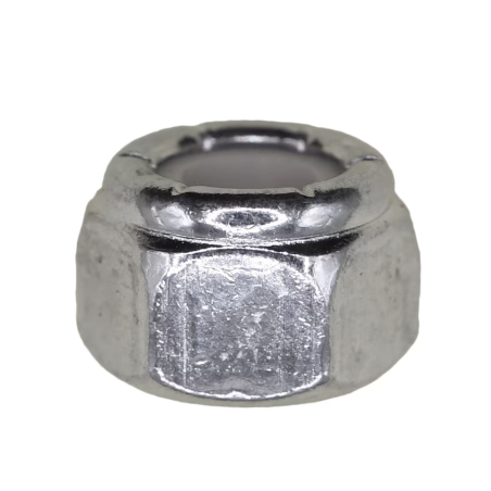 1/4-20 NYLON INSERT HEX STOP NUT ZINC