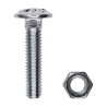 5/16 X 1 1/2 CARRIAGE BOLT ZINC W/ NUT