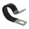 Closed Clamp 3/4" Small - Galvanized Vinyl Coated