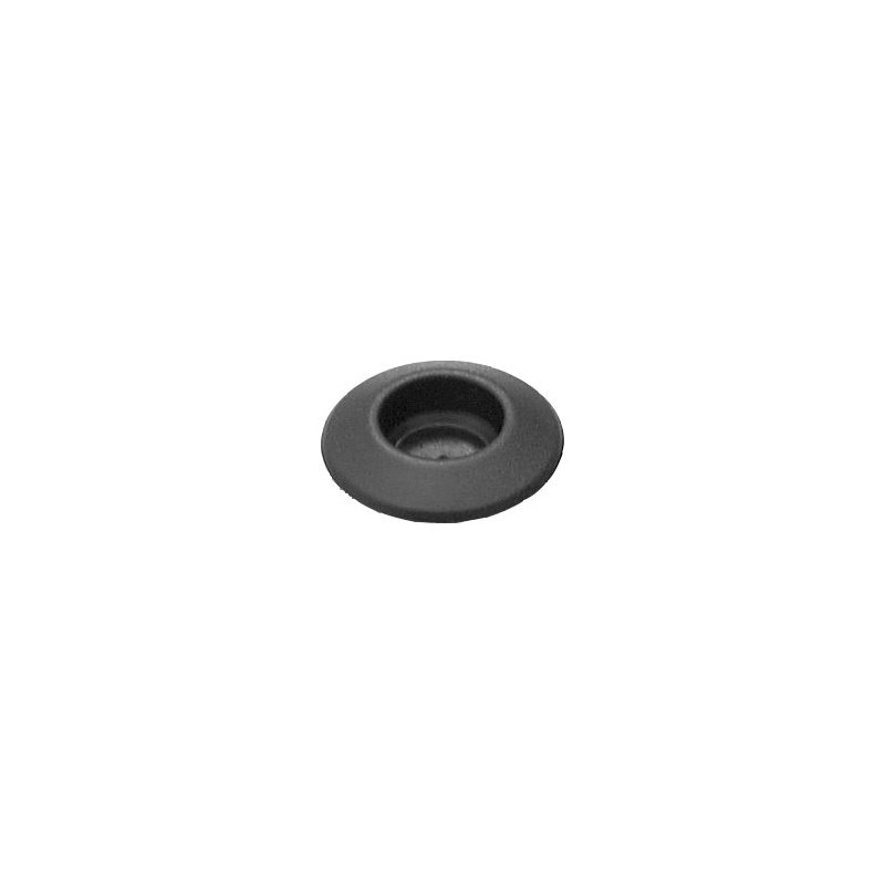 PLASTIC PLUG BUTTON W/DEP CTR 1 HOLE