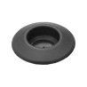 PLASTIC PLUG BUTTON W/DEP CTR 7/8 HOLE