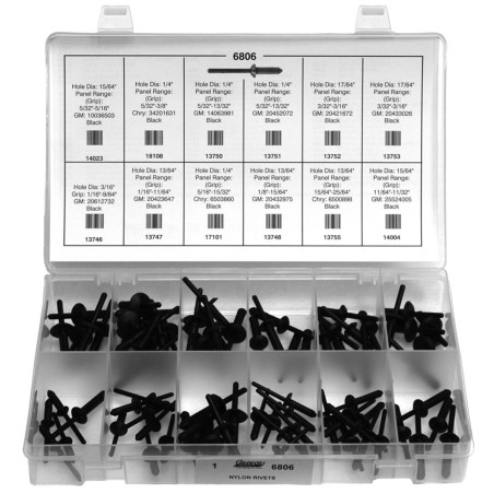 Nylon Rivet Quik-Select Kit Assortment