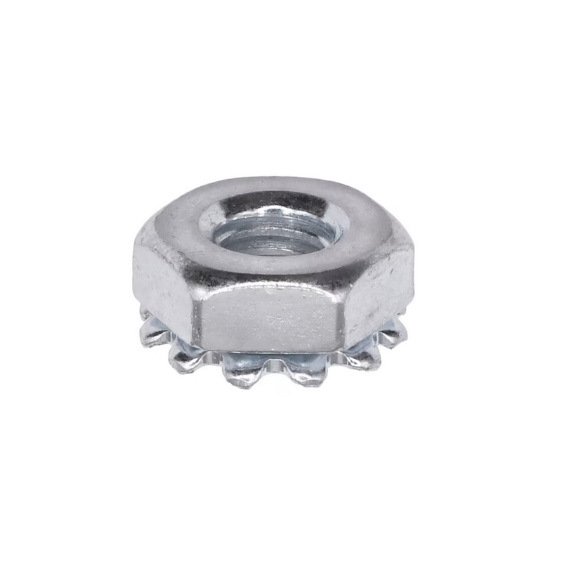 10-32 Hex Keps Lock Washer And Nut Zinc