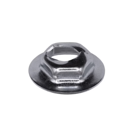 Thread Cutting Nut 1/4" Stud Size 11/16" Washer Diameter