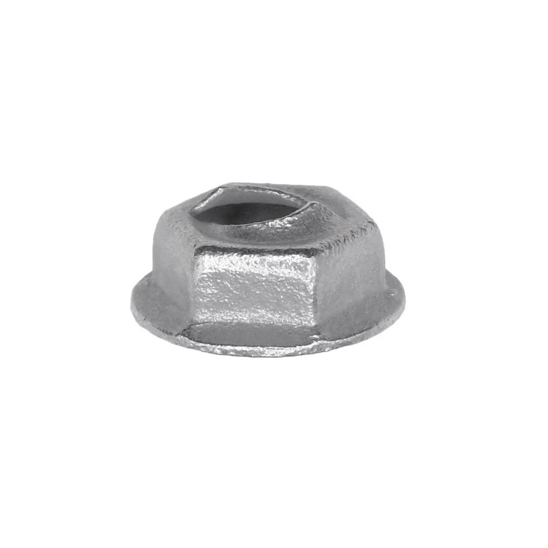 Thread Cutting Nut 3/16" Stud Size 1/2" Washer Diameter