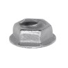 Thread Cutting Nut 3/16" Stud Size 1/2" Washer Diameter