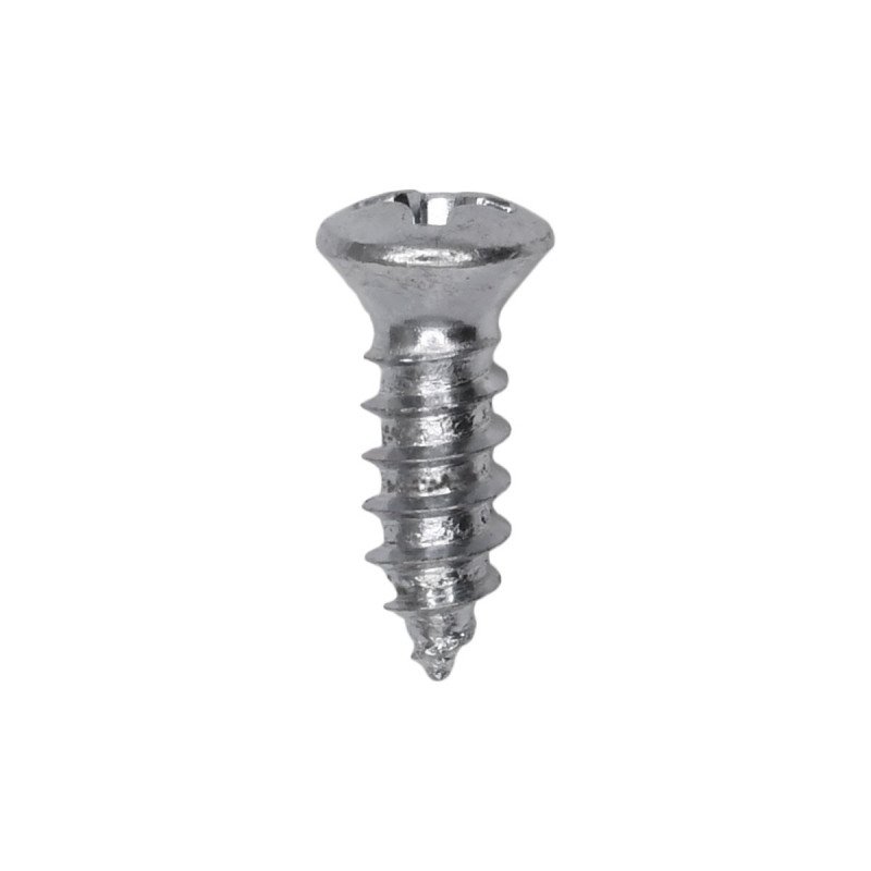 8 x 1/2" Phillips Oval Head Tapping Screw Zinc