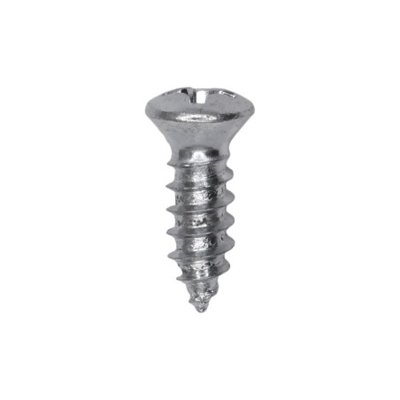 8 x 1/2" Phillips Oval Head Tapping Screw Zinc