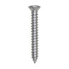 Phillips Oval Tapping Screw 8 x 1-1/4" Zinc 6 Head