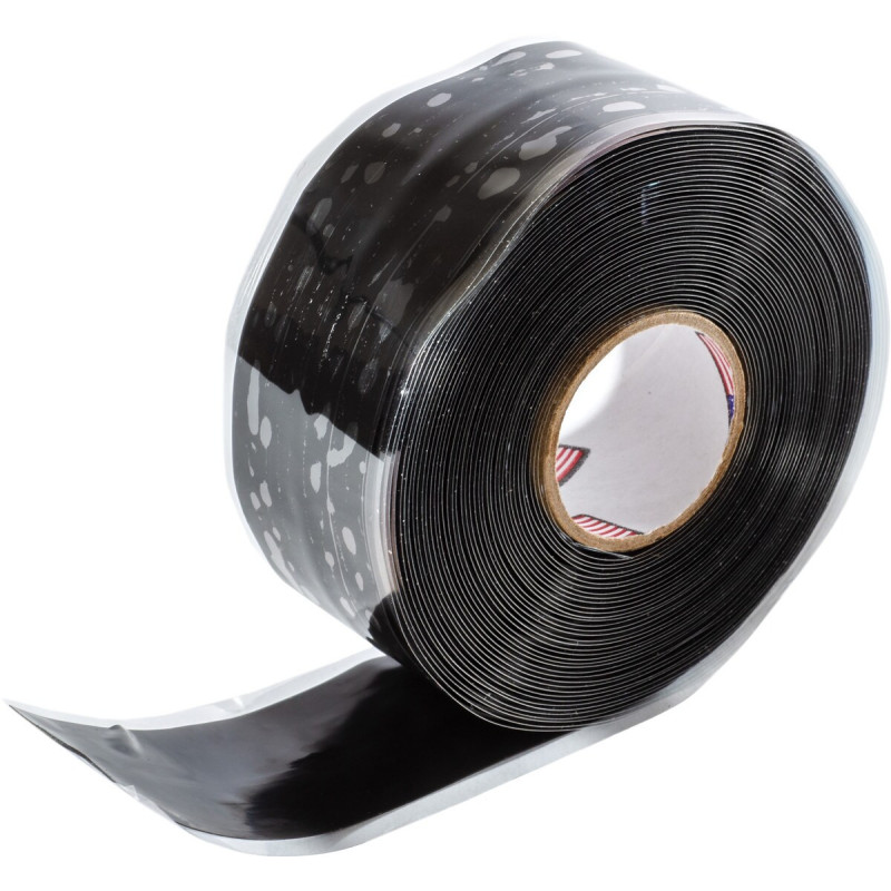 Self-Fusing Silicone Water-Proof Auto Electrical Tape, Black