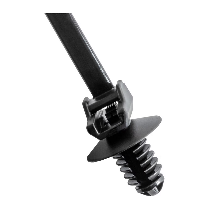 Cable Tie with Tree Mount. Fits 6.3mm Or 1/4" Hole