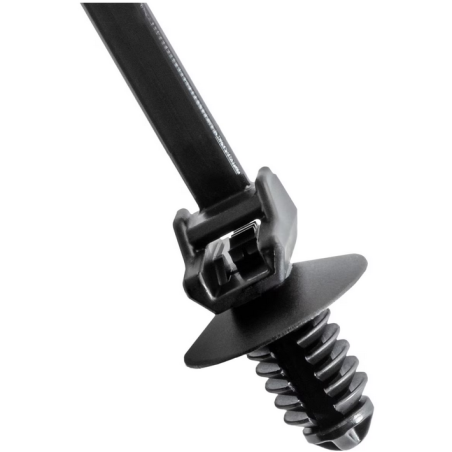 Cable Tie with Tree Mount. Fits 6.3mm Or 1/4" Hole