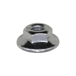 Spin Lock Nut withSerrations 1/4-20 Thread 23/32" Diameter - Zinc