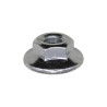 Spin Lock Nut withSerrations 1/4-20 Thread 23/32" Diameter - Zinc