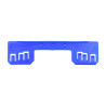 Windshield Moulding Clip, Blue Nylon