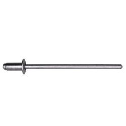 GM Specialty Rivet, Diameter 5/32" (4mm), Flange 5/16" (8mm), Grip 3/64"-5/32" (1-4mm)