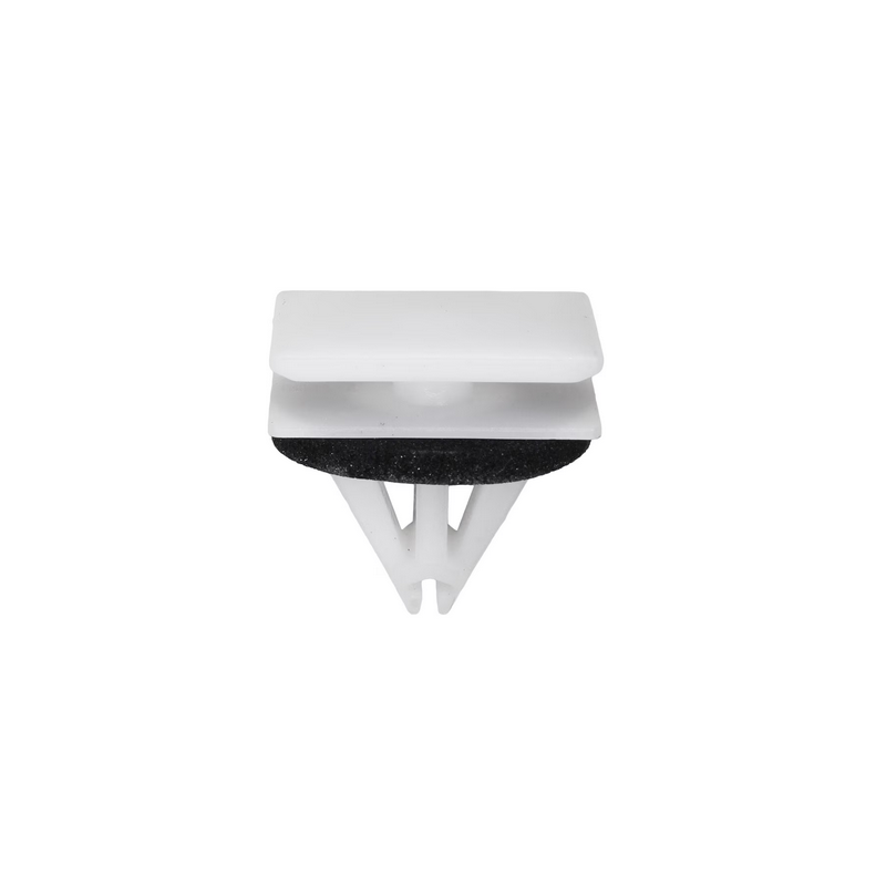 Ford Moulding Clip with Sealer, White Nylon