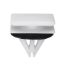 Ford Moulding Clip with Sealer, White Nylon