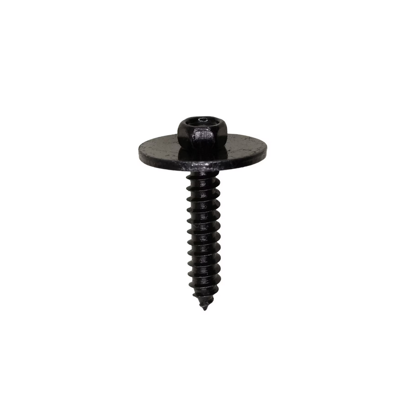 Ford Hex Head Sems Tapping Screw, Black Zinc