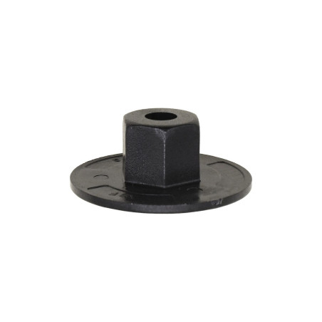 BMW Hex Flange Nut, Black Nylon