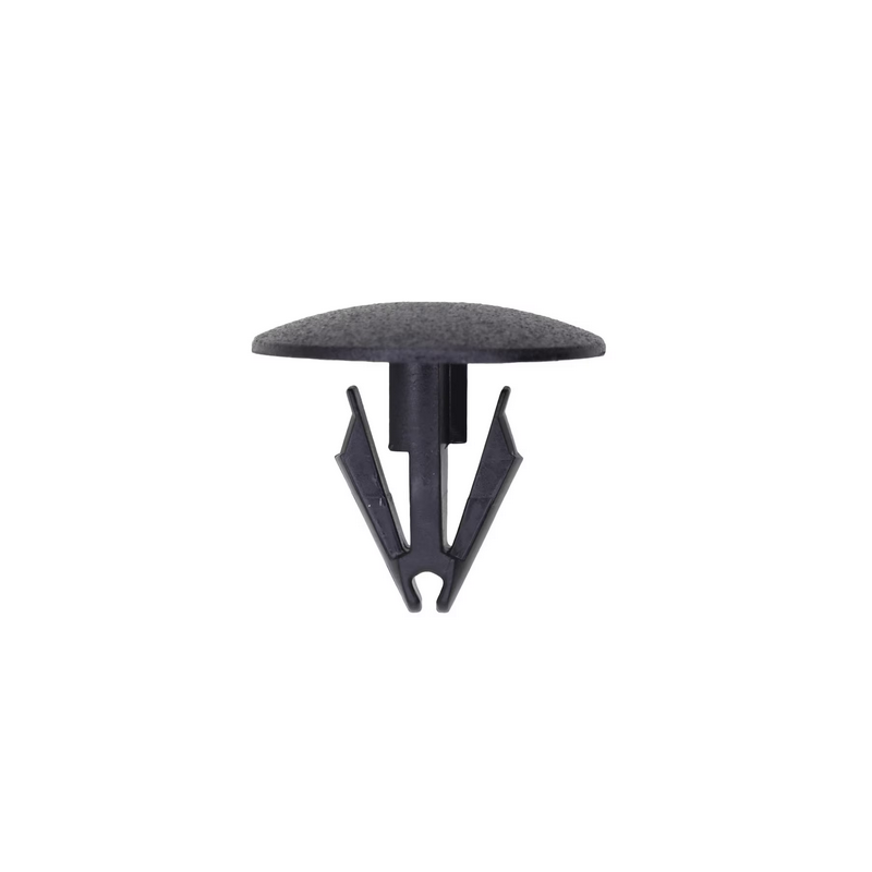 GM Retaining Clip, Black Nylon, 20mm Head., 15mm Stem, 8mm Hole
