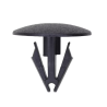 GM Retaining Clip, Black Nylon, 20mm Head., 15mm Stem, 8mm Hole
