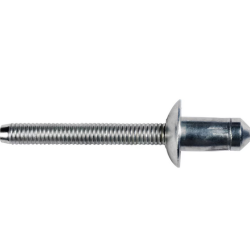 Ford Specialty Rivet, All Steel, Zinc And Clear Trivalent