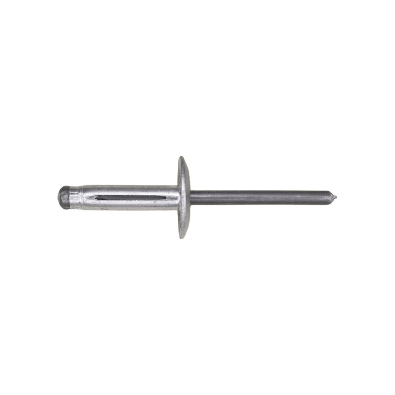 Chrysler General Purpose Rivet, All Aluminum, Rivet Diameter : 3/16, Grip118-.375, 5/8" Flg