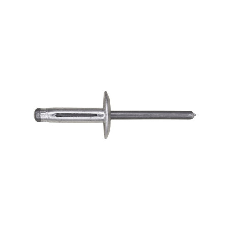 Chrysler General Purpose Rivet, All Aluminum, Rivet Diameter : 3/16, Grip118-.375, 5/8" Flg