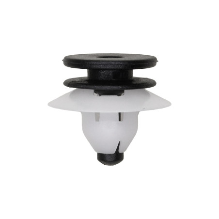 Volvo Interior Retainer, Black And White Nylon