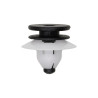 Volvo Interior Retainer, Black And White Nylon