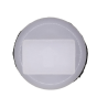 Moulding Clip with Sealer, White Nylon