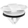 Liftgate/Spoiler Moulding Clip, White Nylon