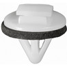 Toyota Moulding Clip with Sealer- White Nylon