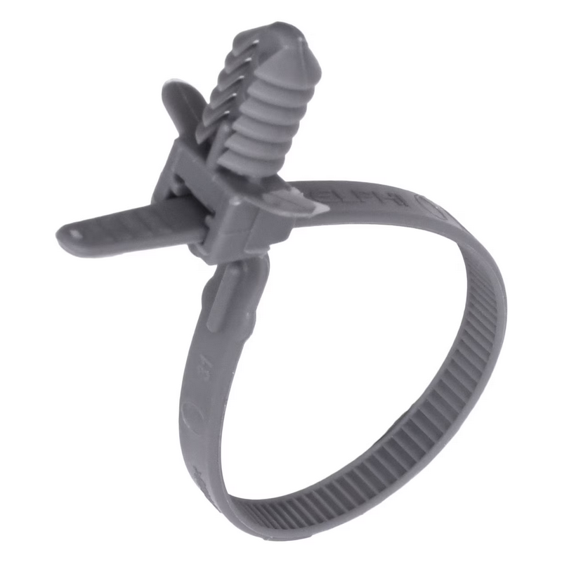 GM Cable Tie Gray Nylon. 6 Inches. Fits 1/4 Inch Hole