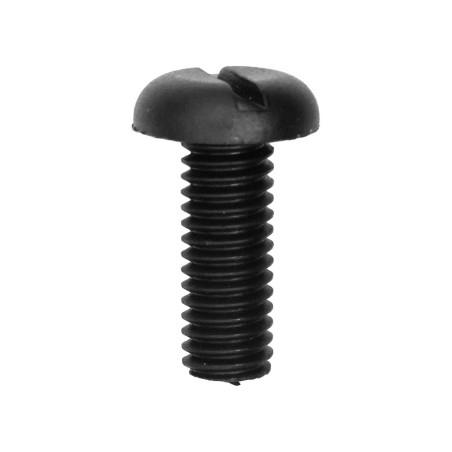 Black Nylon License Plate Screw M6-1.0 x 16mm