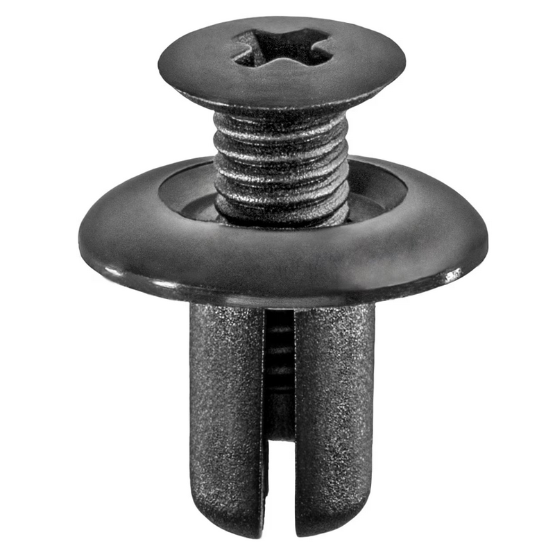 Kia Push-Type Retainer Black Nylon
