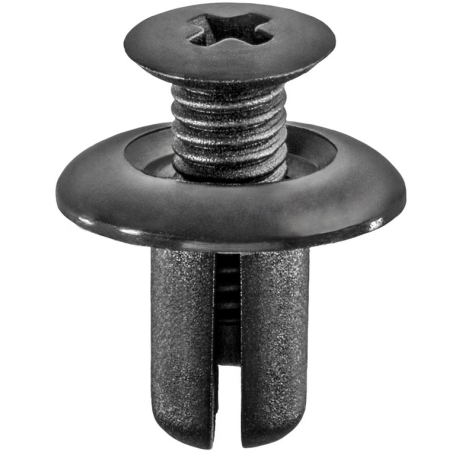 Kia Push-Type Retainer Black Nylon