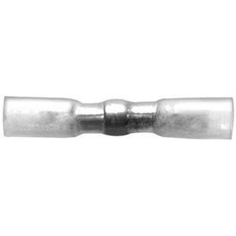 Crimp And Solder Butt Connector, 24 - 22 Gauge
