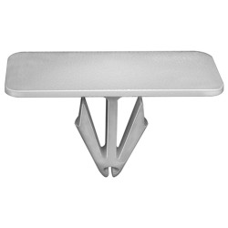 Moulding Clip, White - GM Paint To Match