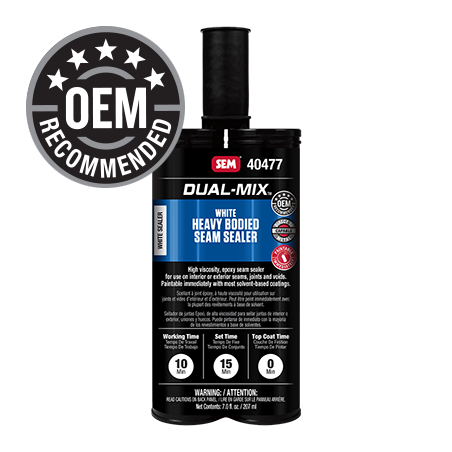 DUAL-MIX HEAVY BODIED SEAM SEALER - WHITE