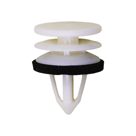 GM Door Panel Retainer with Sealer White Nylon