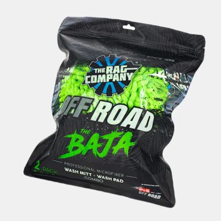 TRC OFF ROAD - BAJA - GREEN (2 PK - WASH MITT/PAD)