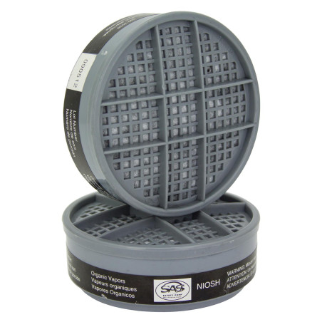 SAS Safety 300-1001 Cartridge - Organic Vapors, BreatheMate