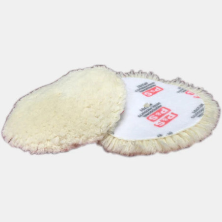 HIGH ACTION D/A WOOL CUTTING PAD - WHITE